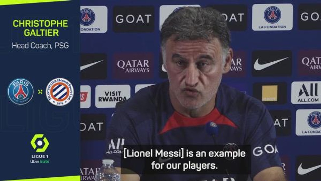 Galtier sees Messi 'flourishing' at PSG