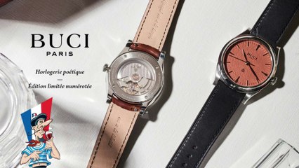 Horlogerie poétique française BUCI is an automatic & poetic french watch brand