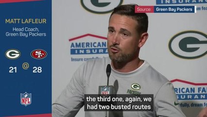 LaFleur 'happy' with QB Love despite three interceptions