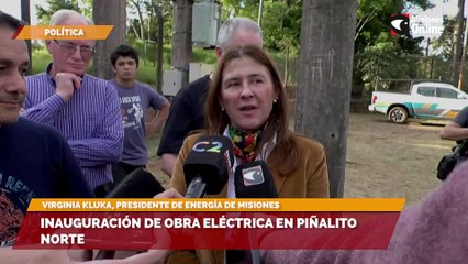 Inauguración de obra eléctrica en Peñalito del Norte