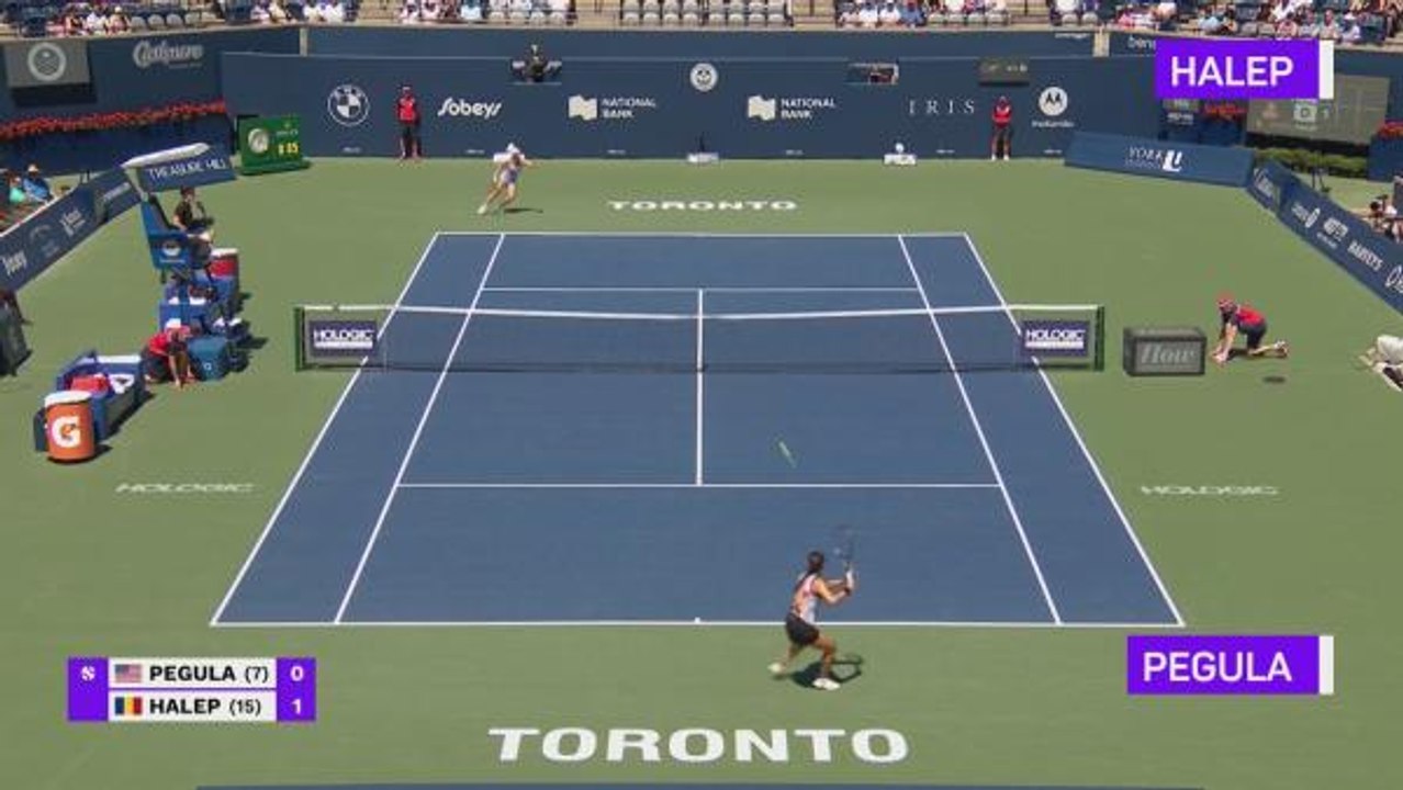 Halep reaches 4th Toronto final
