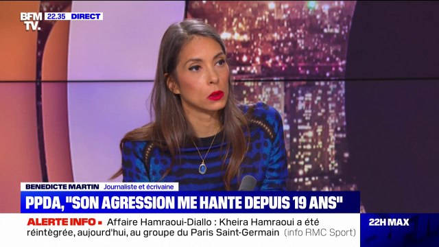 Bénédicte Martin: Pour moi, Patrick Poivre d'Arvor est un violeur en série