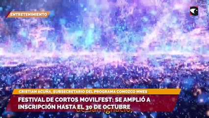 Festival de cortos Movilfest se amplió a inscripción hasta el 30 de octubre
