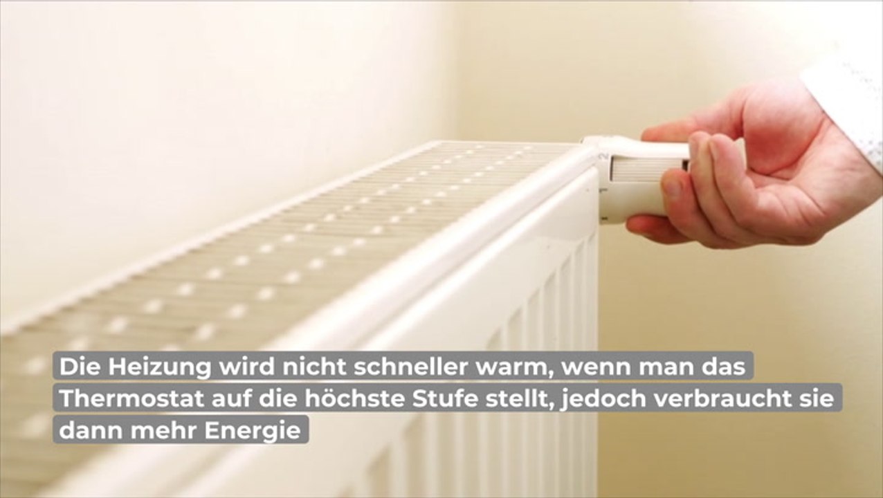 Richtig heizen: So spart man viel Geld