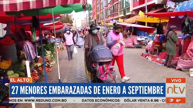 Alarmante cifra de embarazos en adolescentes en la ciudad de El Alto.