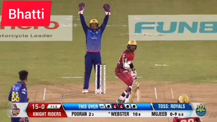 Mujeeb UR Rehman super bowling get 3 wickets in   CPL 2022