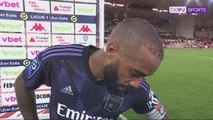 'Squeaky' Lacazette loses his voice in post-match interview