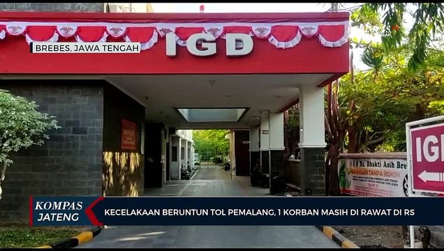 Kecelakaan Beruntun Tol Pemalang, 1 Korban Masih di Rawat di Rumah Sakit