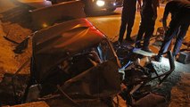 Hatay’da devrilen otomobilin sürücüsü öldü