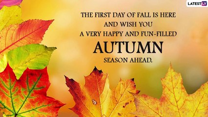 Autumnal Equinox 2022 Wishes And Greetings To Share With Your Loved Ones on the First Day of Fall