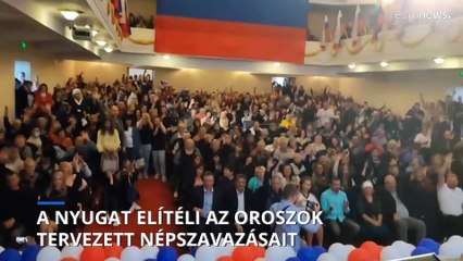 Download Video: Az USA és az EU is elutasítja az orosz népszavazásokat Ukrajnában