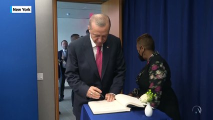 Cumhurbaşkanı Erdoğan BM Genel Sekreteri Guterres ile görüştü