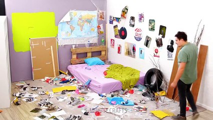 EXTREME ROOM MAKEOVER -- Budget Hacks To Upgrade Your Bedroom_