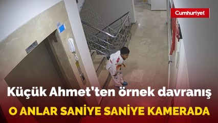 Küçük Ahmet'ten görenleri duygulandıran selam