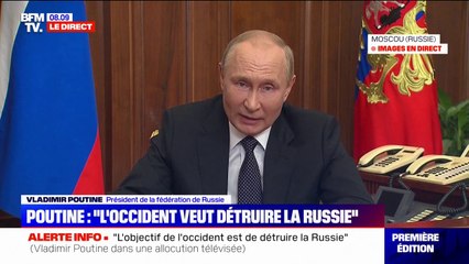 Ukraine: Vladimir Poutine confirme l'organisation de référendums dans plusieurs régions