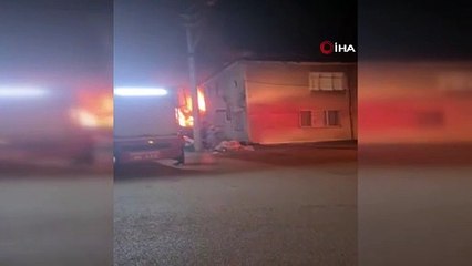 Tüp bomba gibi patladı, tek katlı ev küle döndü