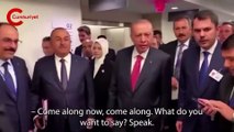Cumhurbaşkanı Erdoğan'ın ısrarlı muhabirin Biden sorusuna verdiği yanıt gülümsetti
