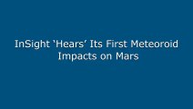 NASA captou o som de meteoritos a colidir com o solo de Marte