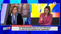 Rosa Bartra: “Las planillas de los partidos deben ser accesibles al público y a la prensa”