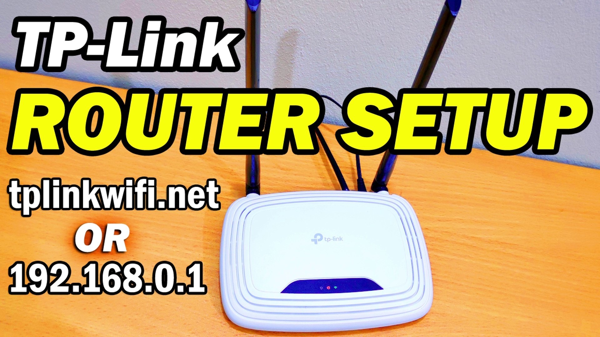 TP-Link TL-WR841N Router Setup and Full Configuration - video Dailymotion