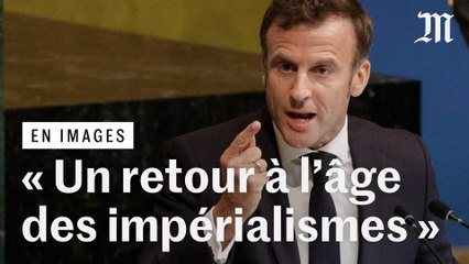 A l’ONU, Emmanuel Macron dénonce « un retour à l’âge des impérialismes et des colonies »