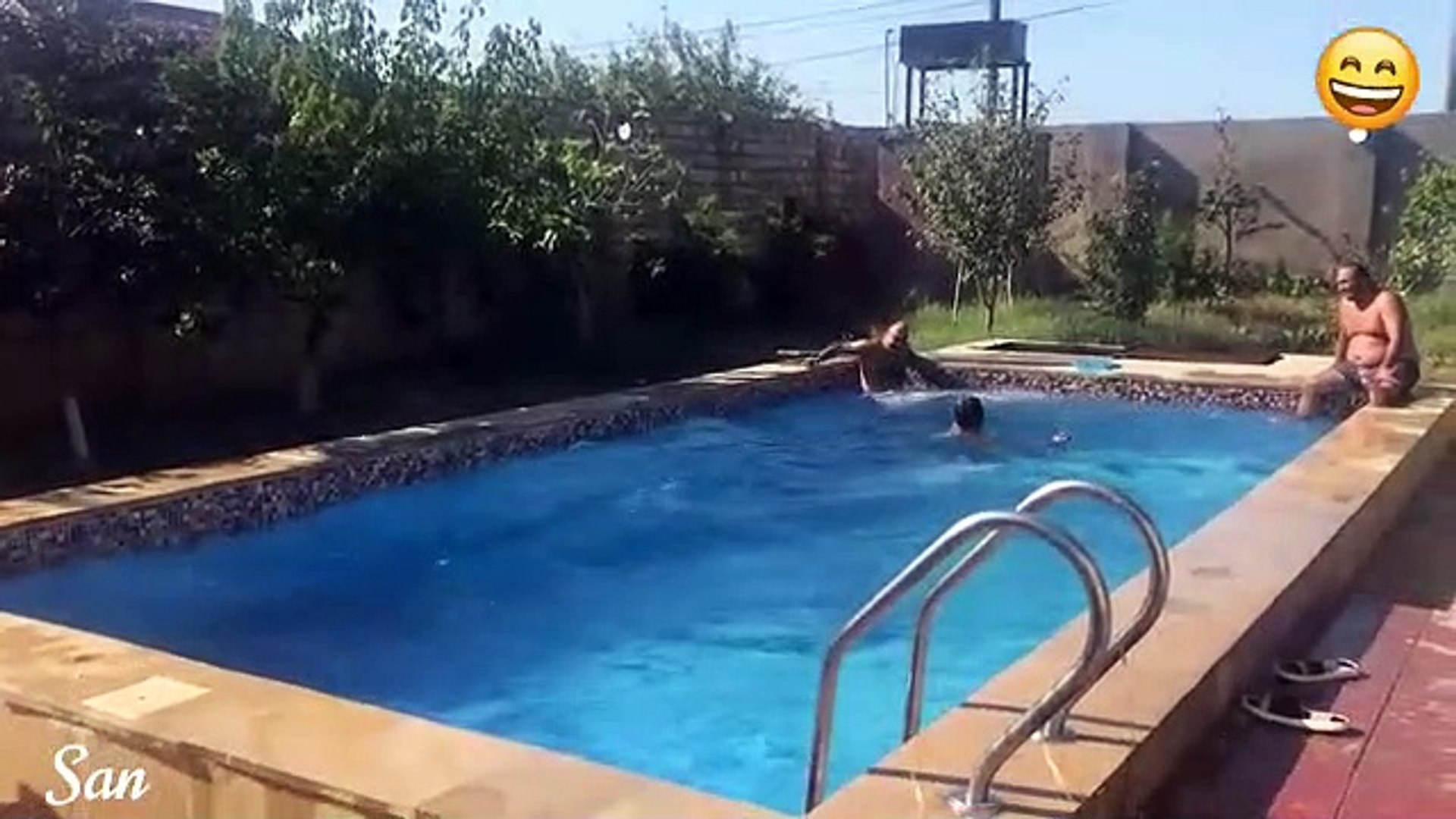 Comedy। swimming pool comedy । swimming comedy