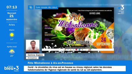21/09/2022 - Le 6/9 de France Bleu Provence en vidéo