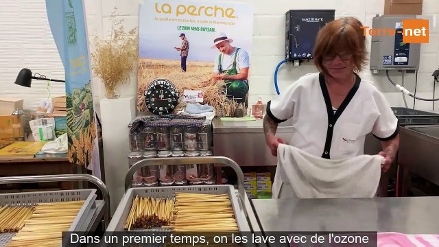 Dans l'Orne, les pailles à boire La Perche en paille de seigle