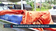 Polisi Amankan Mobil Bermuatan BBM Jenis Solar