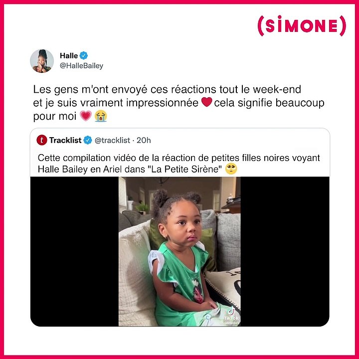 SIMONE - Des petites filles noires découvrent la petite sirène à leur image