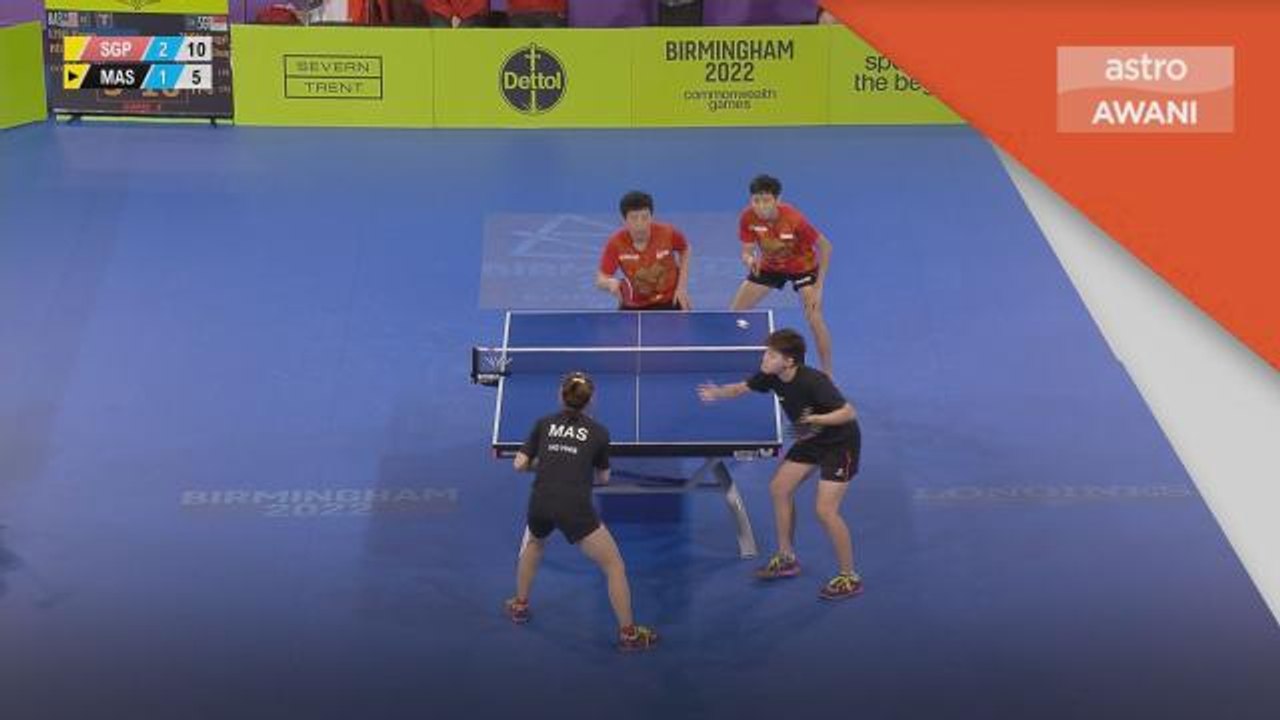 Sukan Komanwel | Skuad ping pong wanita sumbang pingat perak