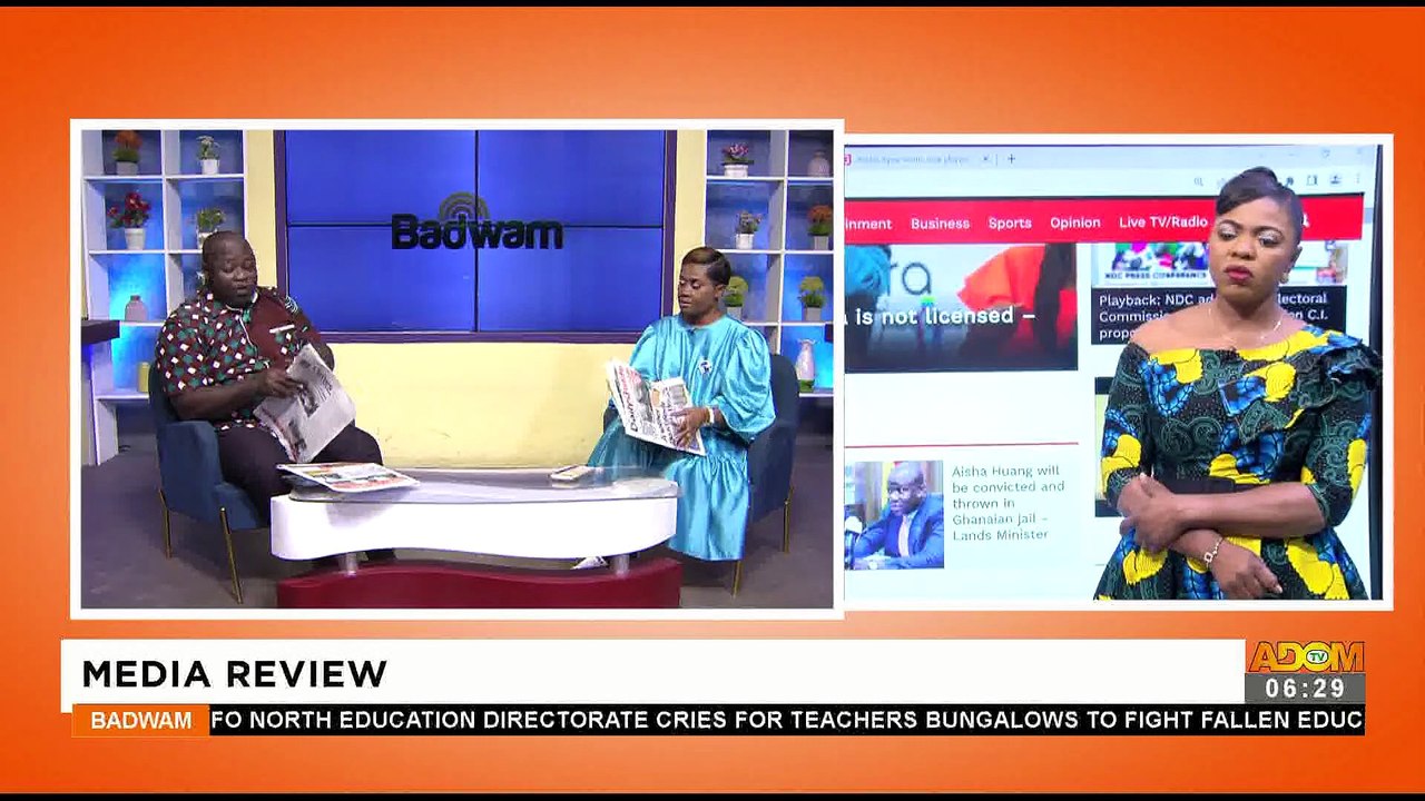 Badwam Media Review on Adom TV (21-9-22)