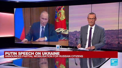 War in Ukraine: Putin announces partial mobilisation in Russia