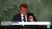 UN General Assembly: Macron brands invasion of Ukraine return to 'imperialism'