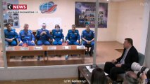 Un américain et deux russes doivent rejoindre l'ISS