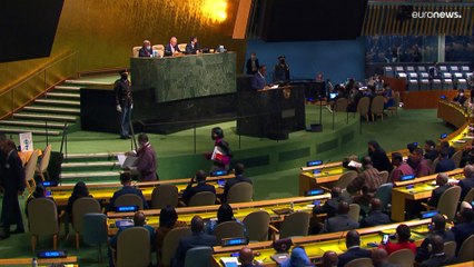 Draghi all'Onu: "Dobbiamo trovare risposte urgenti ai problemi"