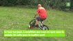 Le vélo-tondeuse, invention floreffoise sans bruit ni essence