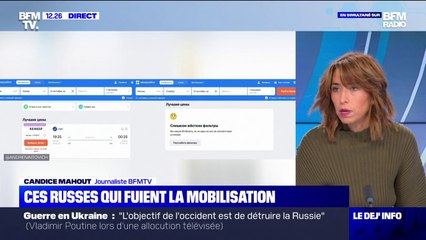 Video herunterladen: Après l'annonce de la mobilisation partielle par Poutine, de nombreux Russes tentent de fuir leur pays