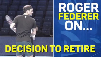 'Right time' to retire - Federer