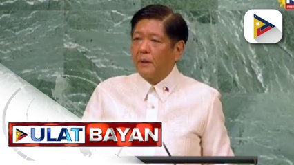 Usapin ng climate change, tinutukan ni Pres. Ferdinand R. Marcos Jr. sa kanyang pagharap sa UN General Assembly sa New York