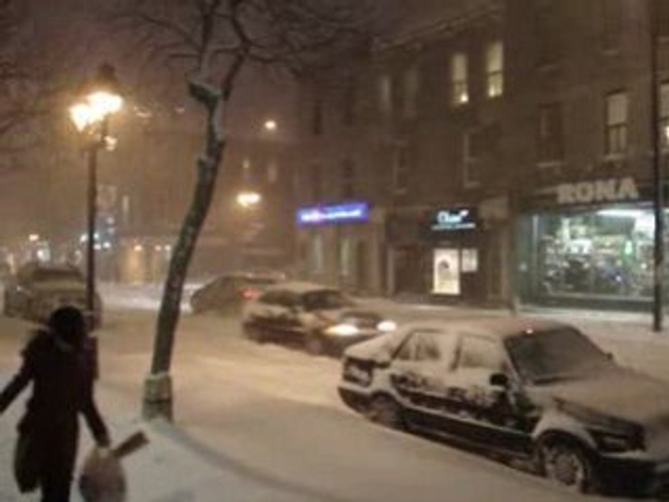 Tempete de neige...montage