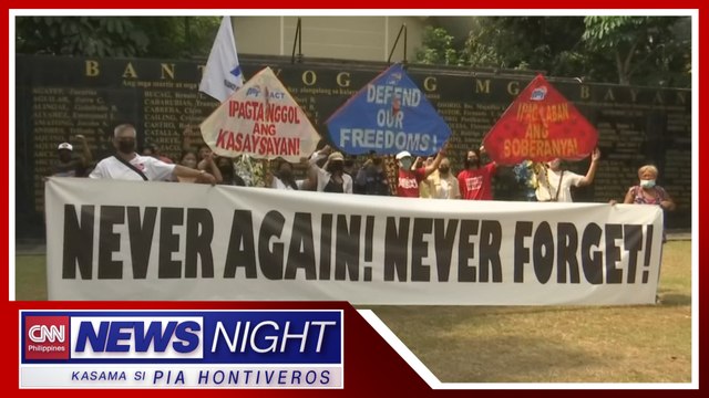 Ika-limampung taon ng martial law, ginugunita ngayon