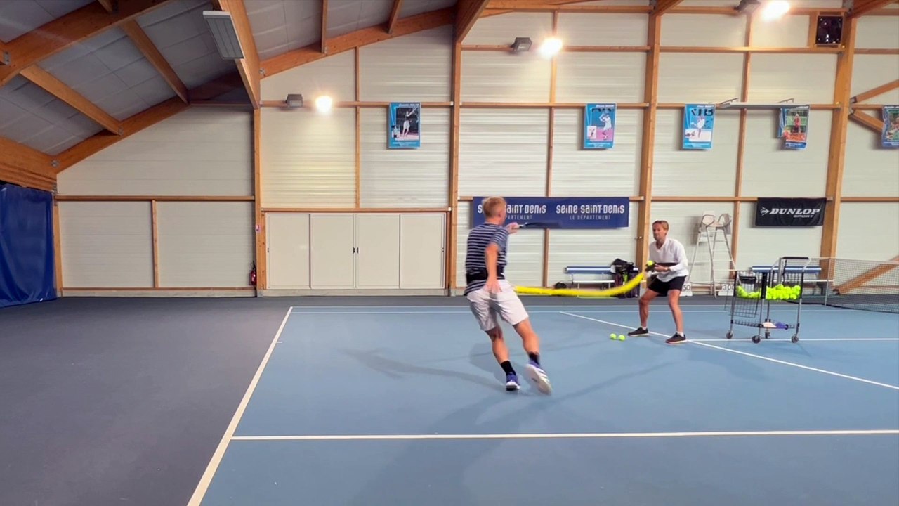 Transfert et puissance du bas du corps au tennis