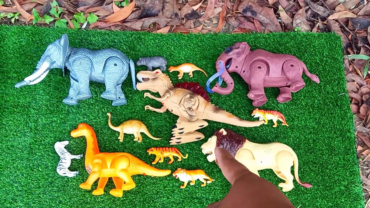 Hunting Found Jurassic World Evolution 2 T-rex Elephant Lion Tiger Spinosaurus Mammoth Brontosaurus