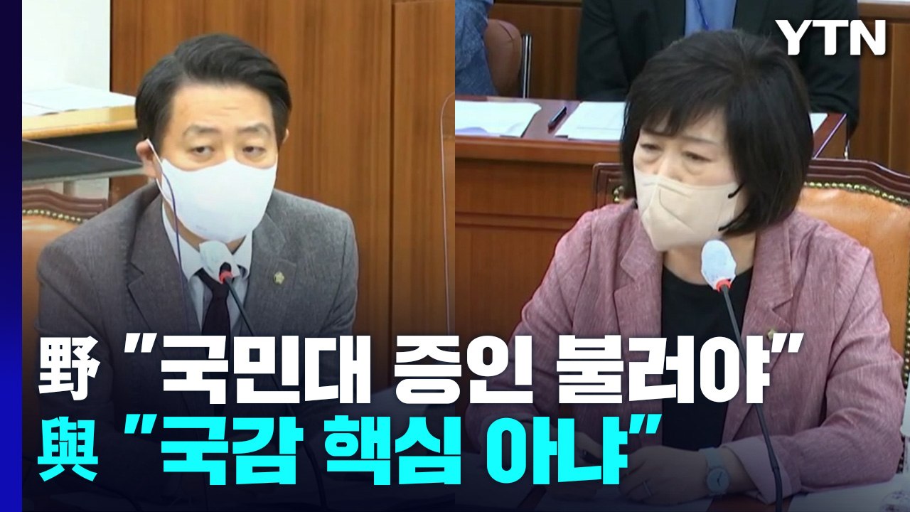'김 여사 논문' 증인 공방...'경제 실정' 책임론 격돌 / YTN