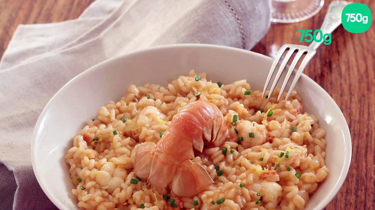 Risotto de langoustines (Risotto agli scampi)