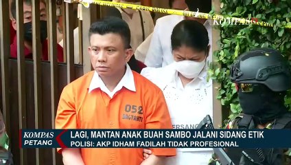 Dinilai Tidak Profesional dalam Menangani Kasus Brigadir J, Akp Idham Fadilah Jalani Sidang Etik