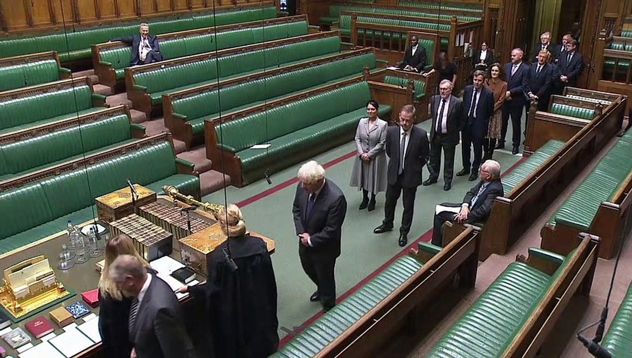 Boris Johnson swears Oath of Allegiance to the King