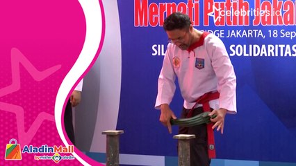 Keren! Surya Saputra Unjuk Kebolehan Ilmu Kanuragan Merpati Putih