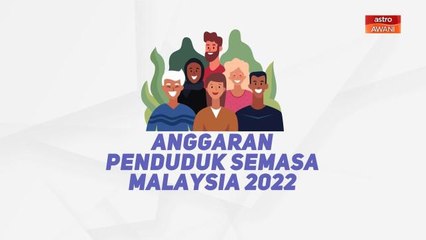 [INFOGRAFIK] Anggaran penduduk semasa Malaysia 2022